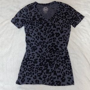Cheetah Print v-neck